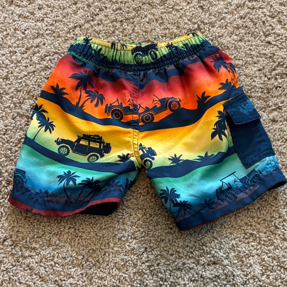 Skin Kids Swim Rashguard Set - Blue and Multicolor - Picture 6 of 8
